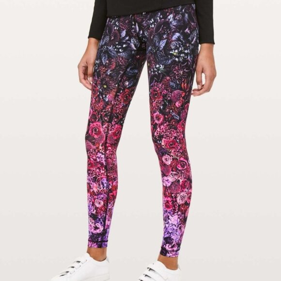 Lululemon Wunder Under High-Rise Tight *Nulux 28" In Bloom Wunder Under Multi - Picture 3 of 10